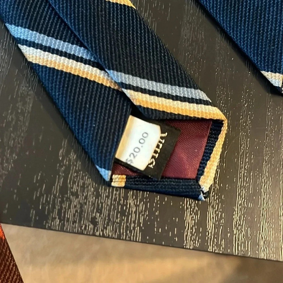 Funky - Vintage Bert Pulitzer All Silk Striped Tie Set of Two - Picture 7 of 7